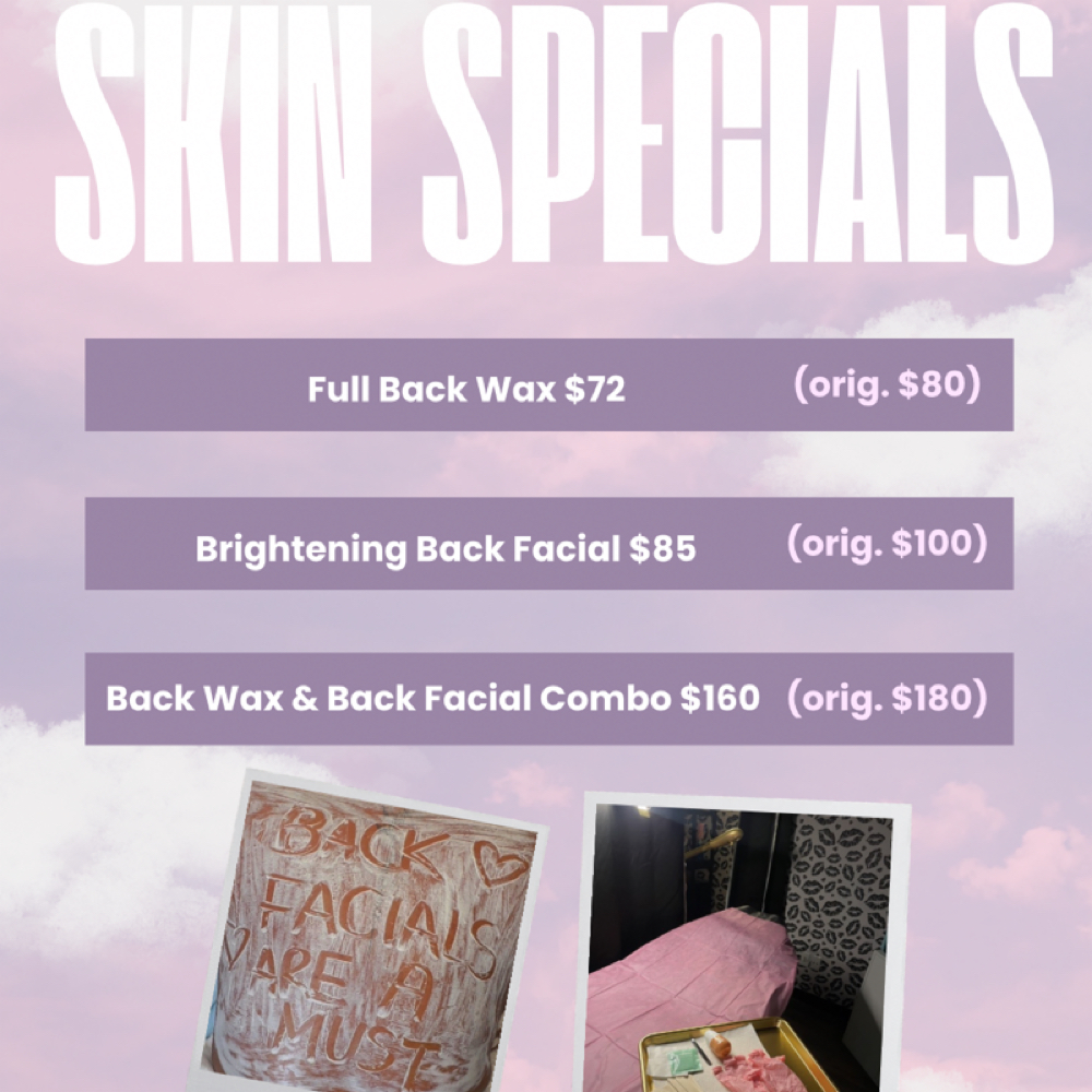 Back Wax & Back Facial Combo at Vanesa Rene Esthetics in Kansas City, KS