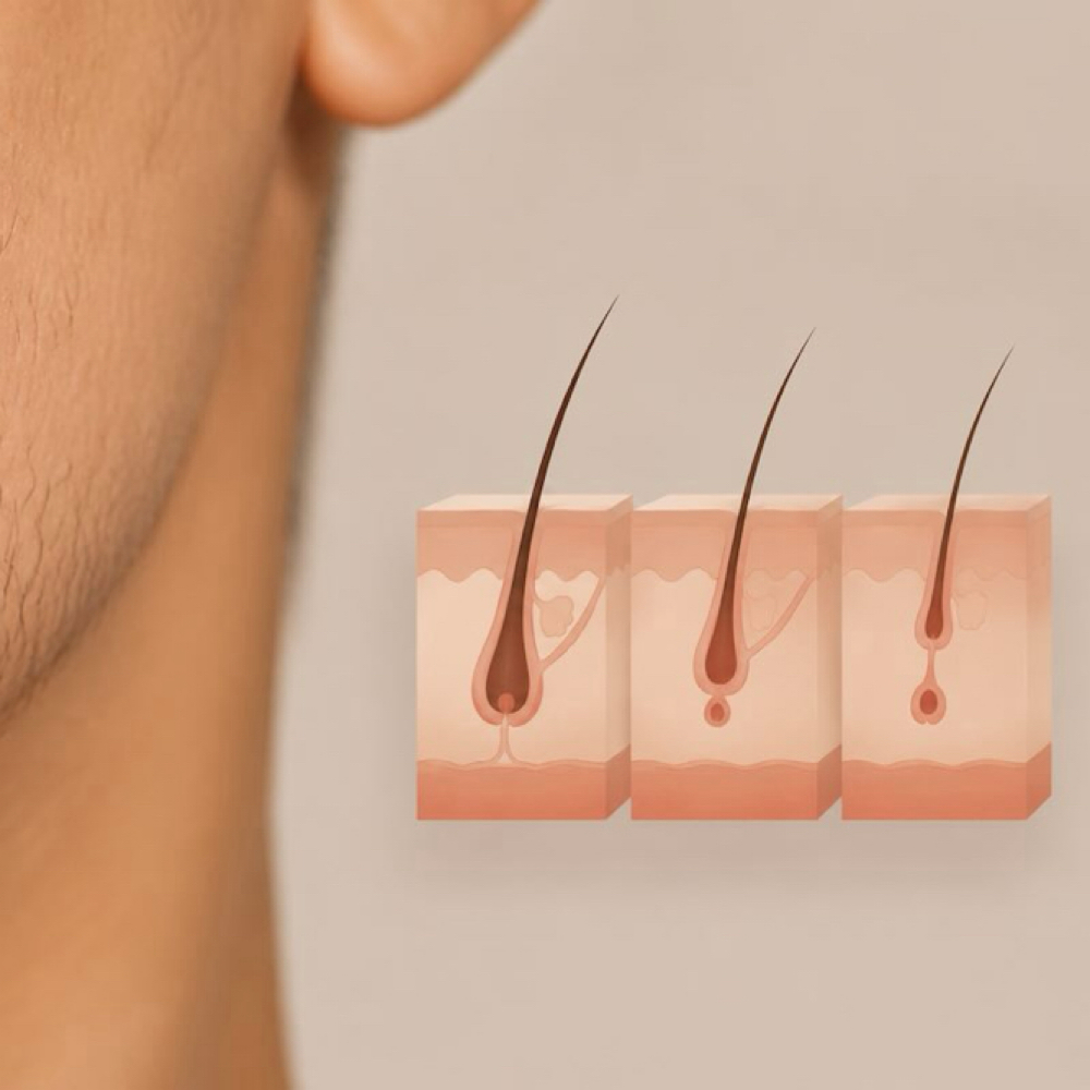 PCOS Regrowth 3+ Weeks | Face Only at No916SkinStudio in Sacramento, CA