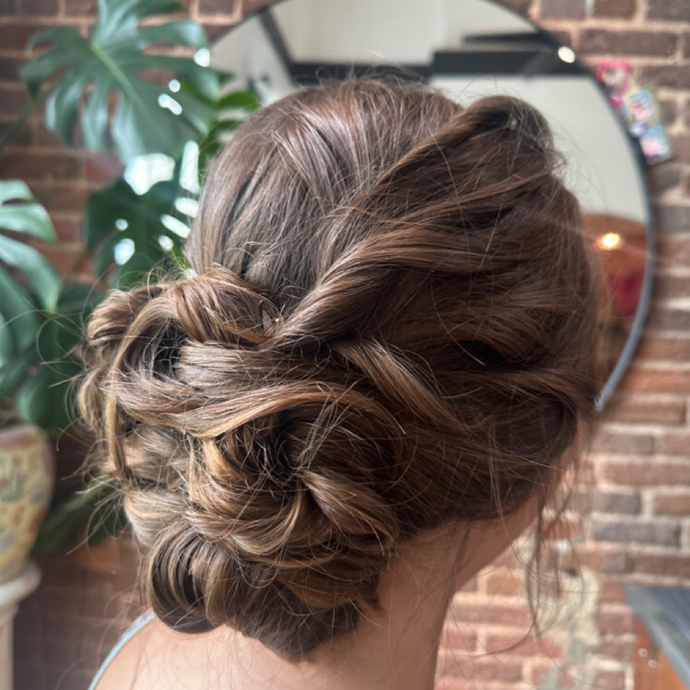 Updo Styling at Lady Stardust Salon in Nevada City, CA
