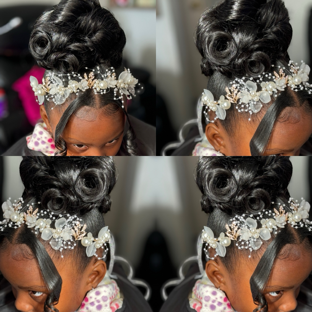 Kid Pin Up Ponytail