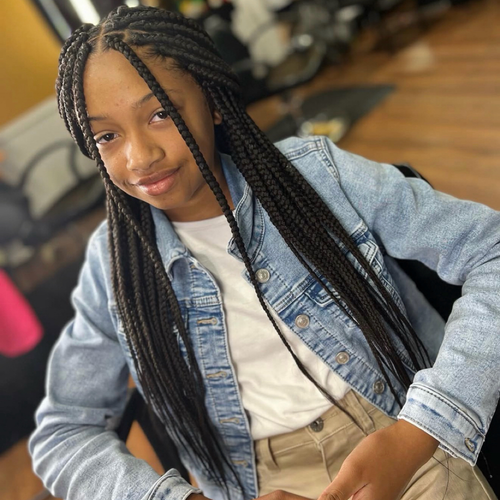 Regular box braids at The Loc Kingdom in Oxford, AL