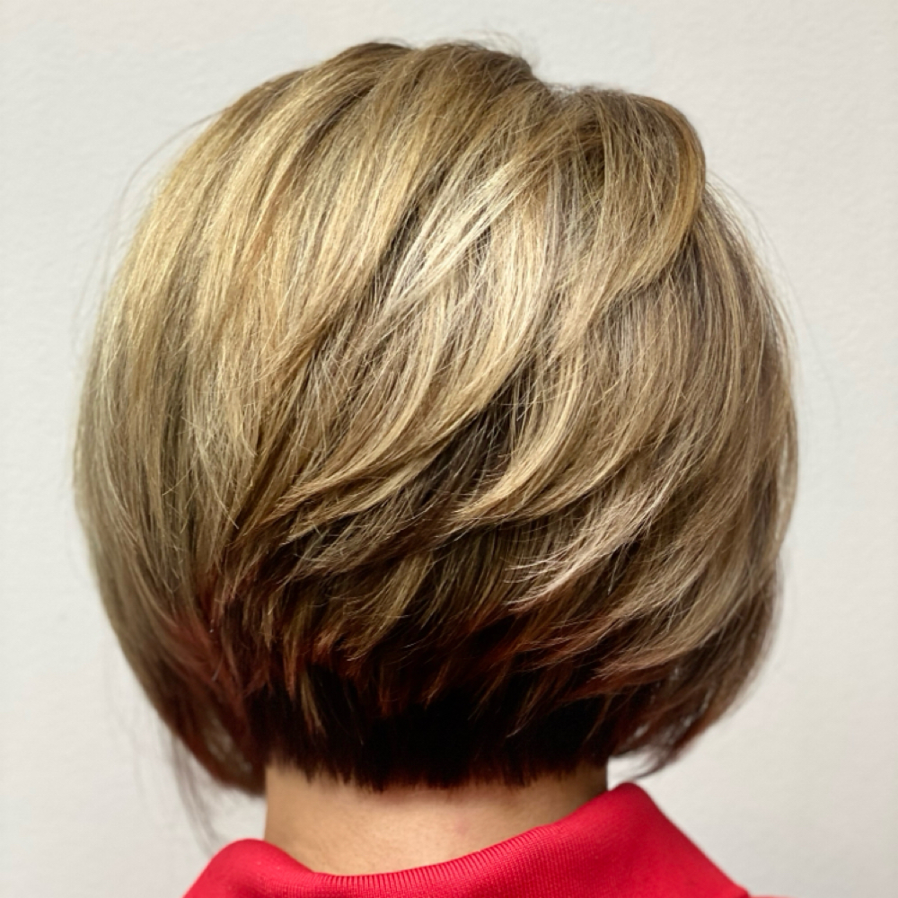 Precision Cut/Color Retouch at Missy Sprague in Naples, FL