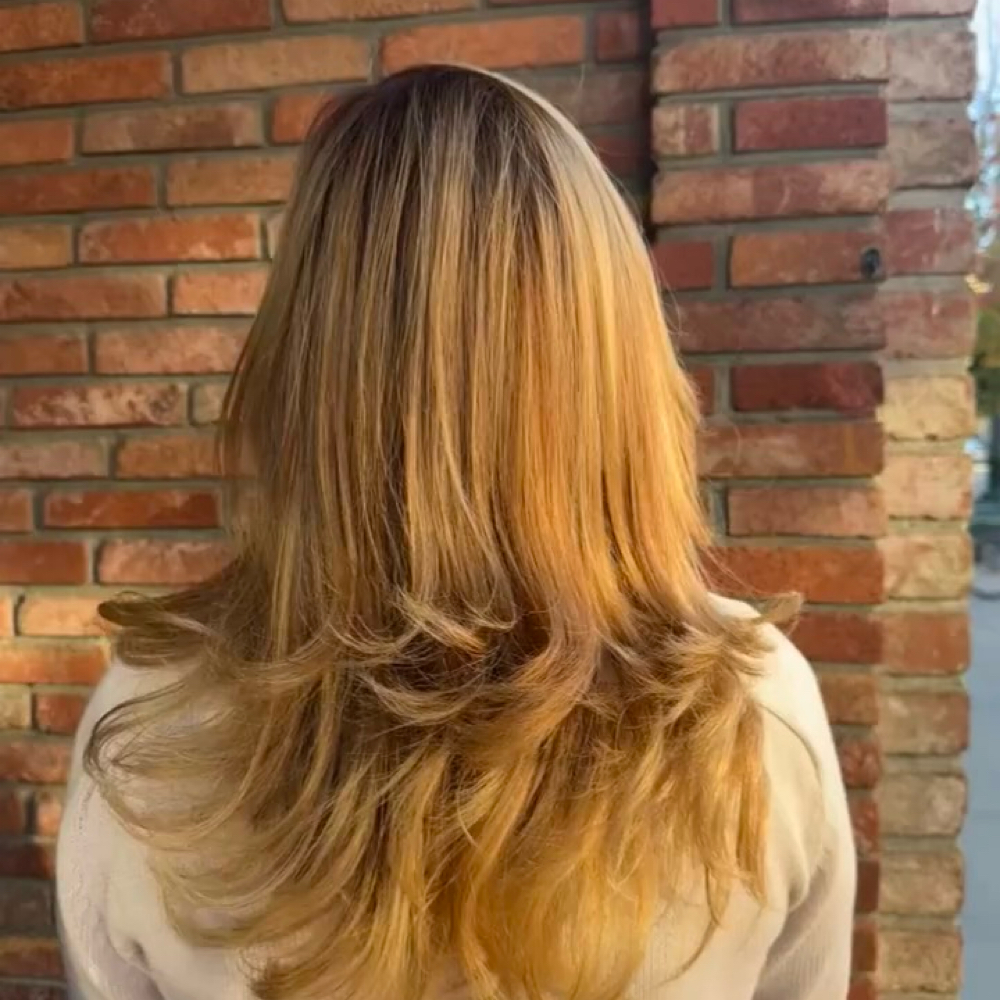 Color touch-up at Hair studio 212 in Salinas, CA