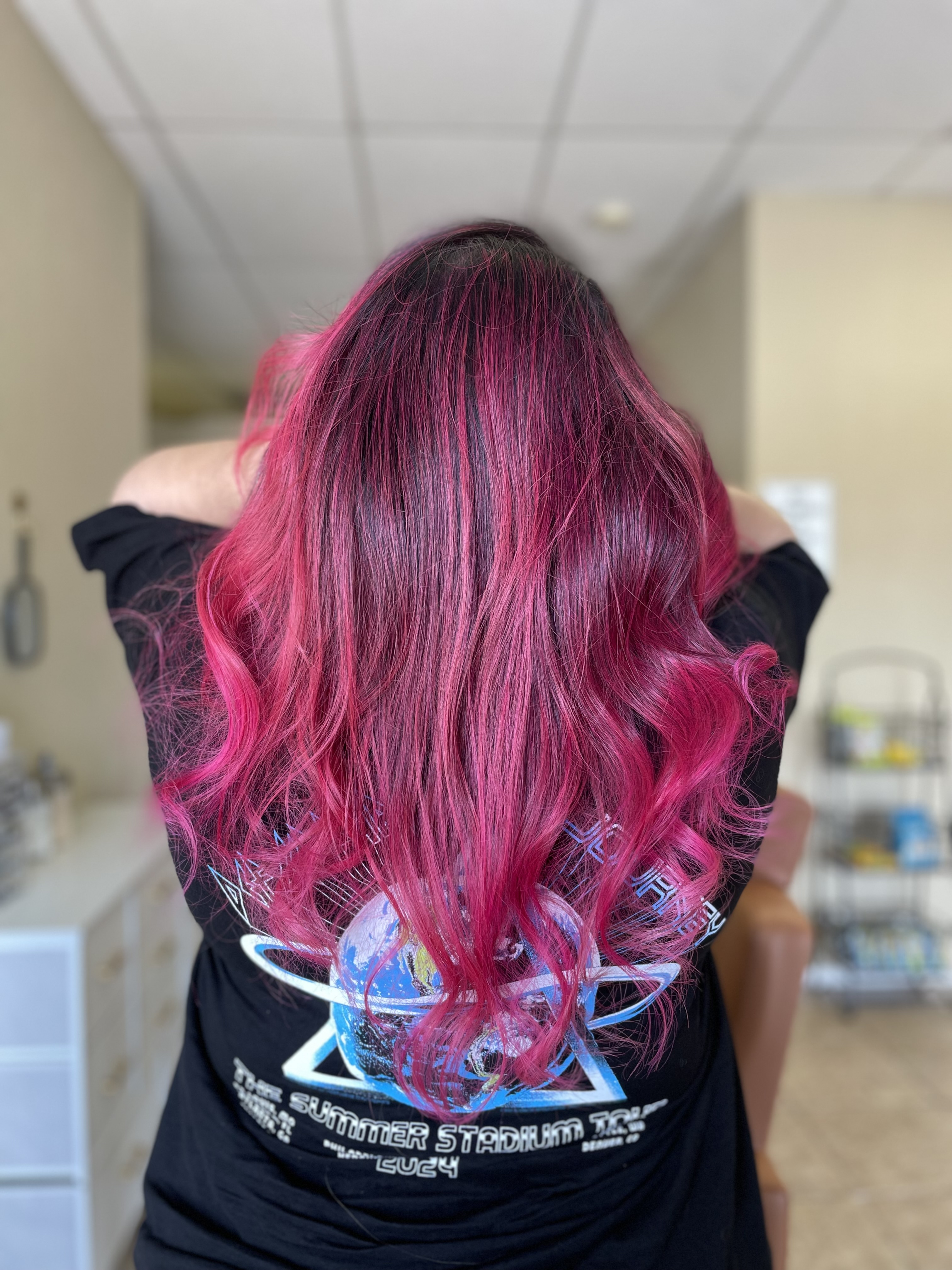 Fantasy color balayage