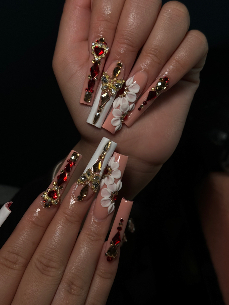 XL Full Set Blinged Out