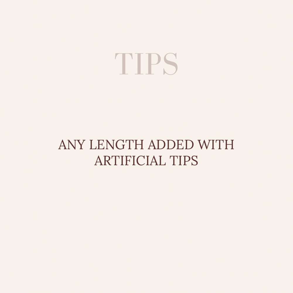 Add Length With Tips at Luxe Nail Studio in 46368