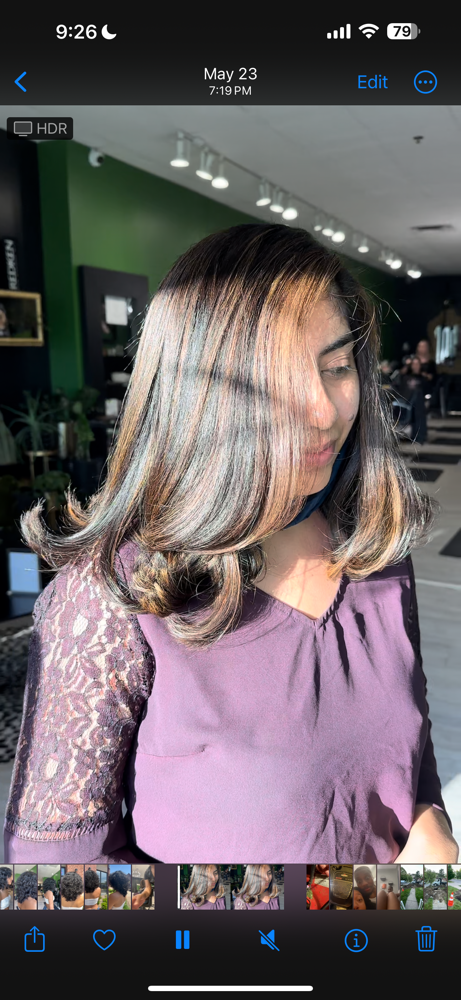 Partial Highlights +Tone at Sacred State Hair Studio in Livonia, MI