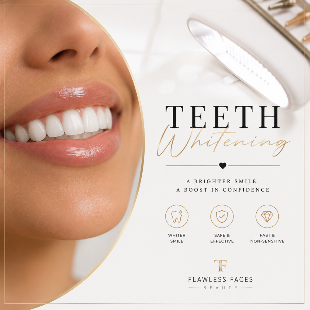 TEETH WHITENING 30 Min at Flawless Faces By Francine LLC in Pantego, TX