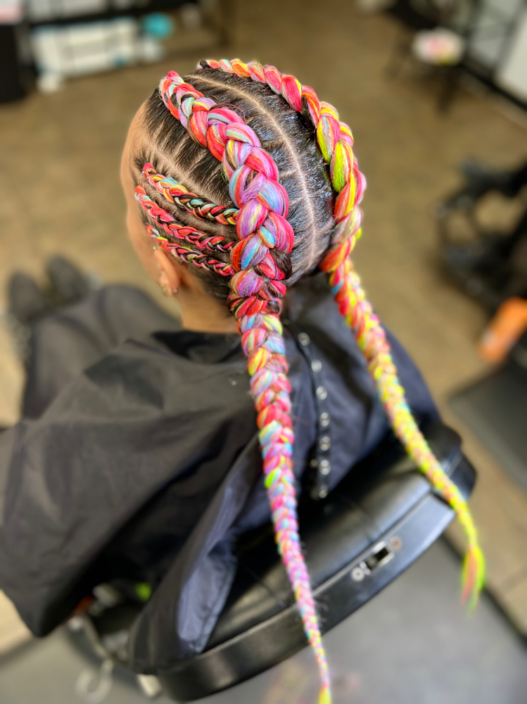 Dutch Braids w Temple