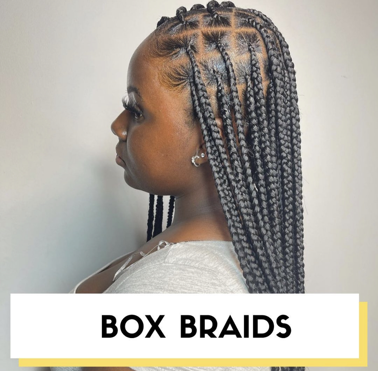 MEDIUM KNOTLESS/ BOX BRAIDS at Celia Braids in CHARLOTTE, NC