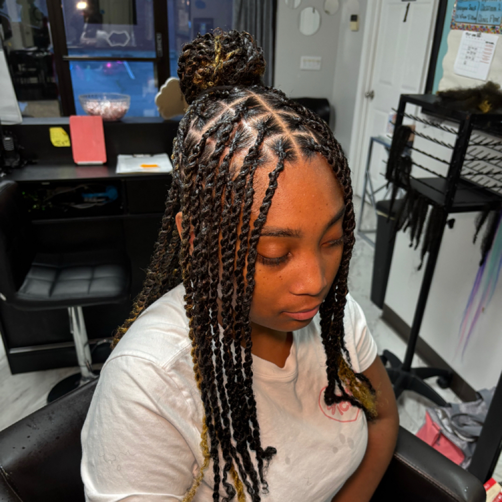 Royal Two strand Twist + hair at KshareeKrowns in murfreesboro, TN