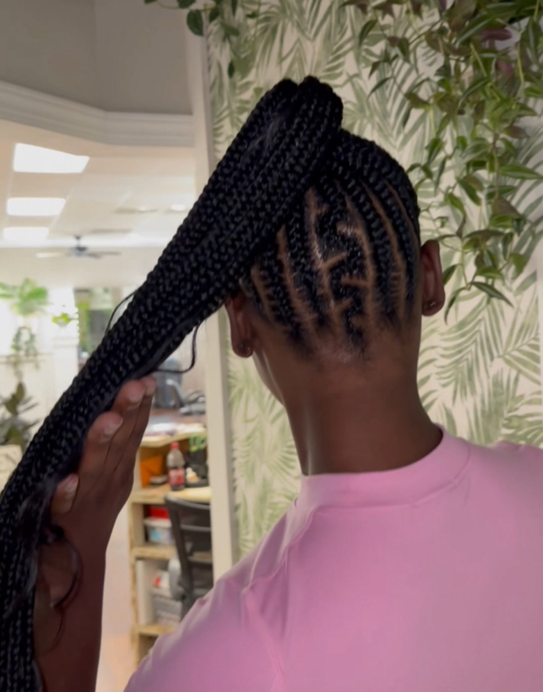 Pony Updo/Braided Pony