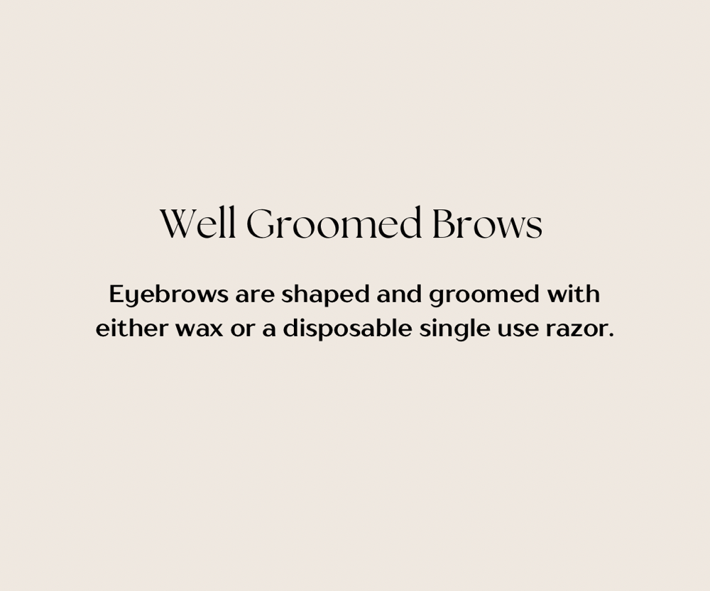 Well Groomed Eyebrows