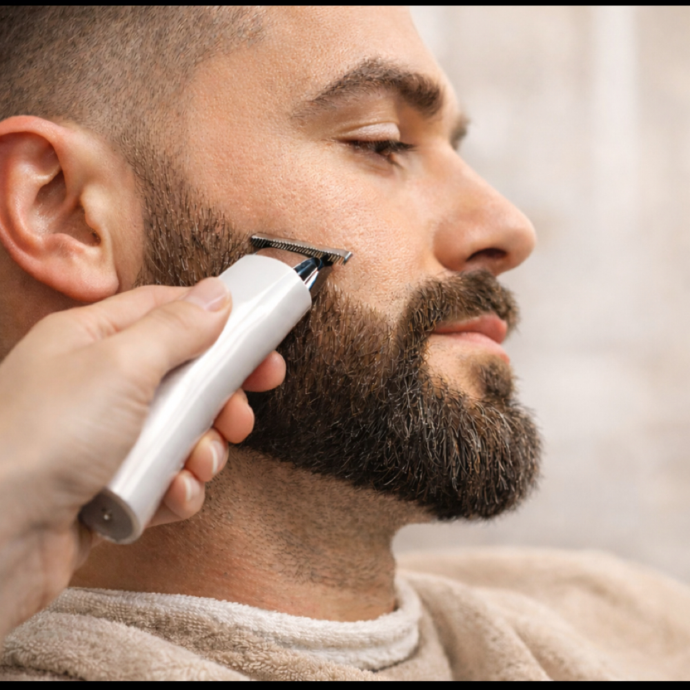 Beard Detail at Faded Envy in Loveland, CO