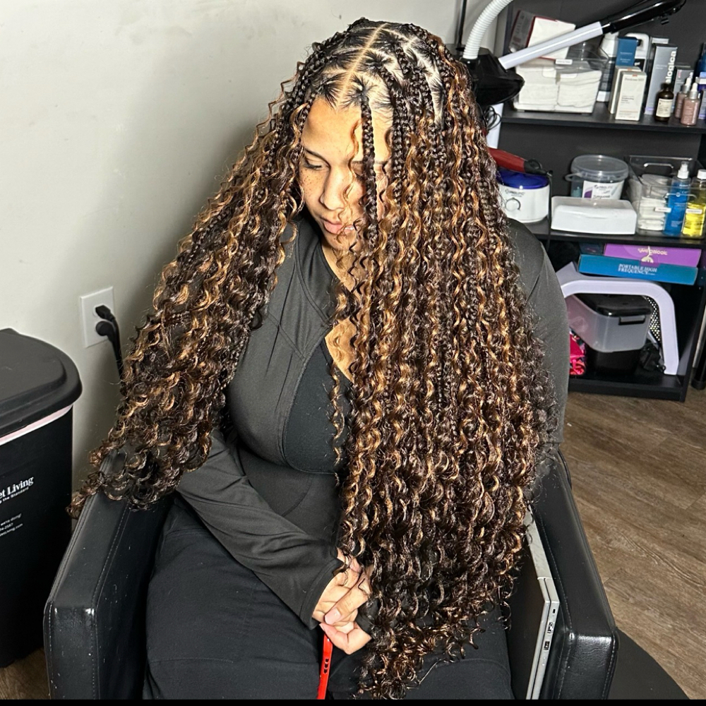 MEDIUM KNOTLESS SPECIAL at HairandSkynbychaise in Charlotte, NC