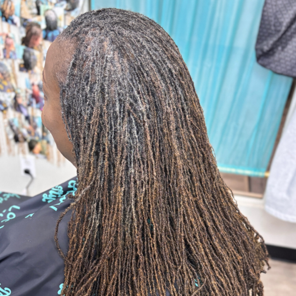 Luxe Micro Loc Maintenance at The Thairapy Suite A Natural Hair Care & Loc Maintenance Salon Suite in Henderson, NV