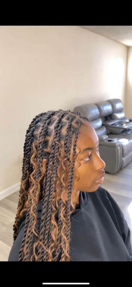 Small Island Twist - Butt legth