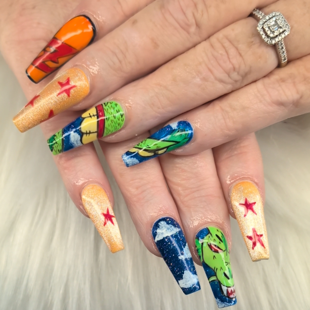 Acrylic Full Set at SG Stylez Hair Salon in Wills Point, TX
