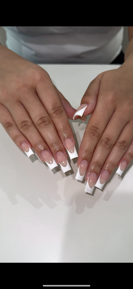 French Tips at Nailed By Steph in Tyler, TX