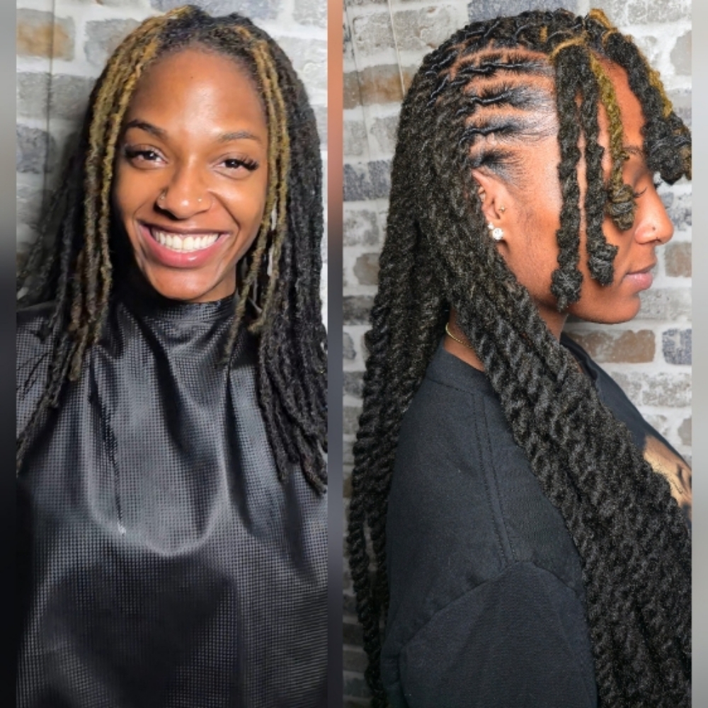 Added Hair at Twisted Tee in Warren, MI