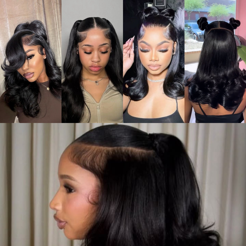 Soft Girl Half Up Half Down QW at Impeccable Beauty in Clarksville, TN