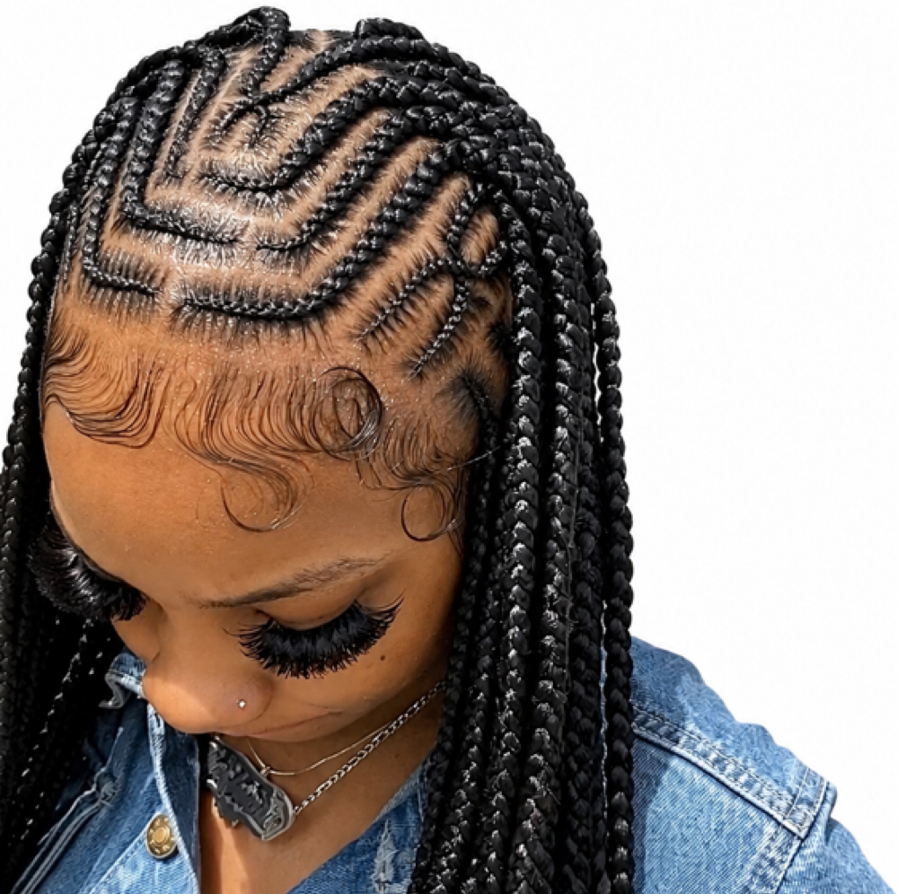 Fulani Boho Braids at Samiyah Mwikongi in Wichita Ks, KS