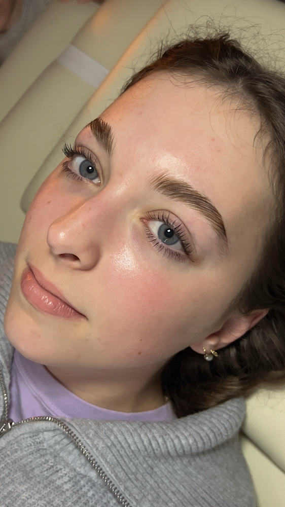 Brow Lamination + Wax + Tint