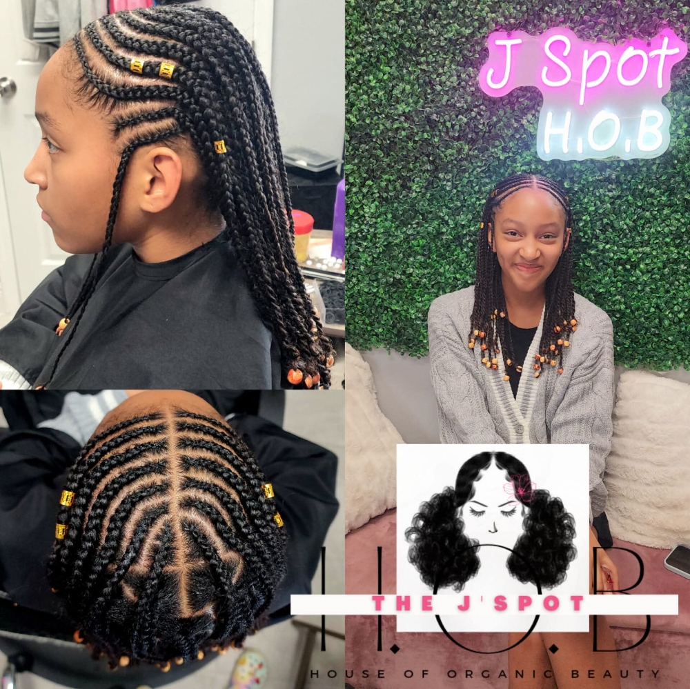 🔶️KIDS- Knotless Braids at ✨️House of Organic Beauty ✨️ in Lehigh Acres, FL
