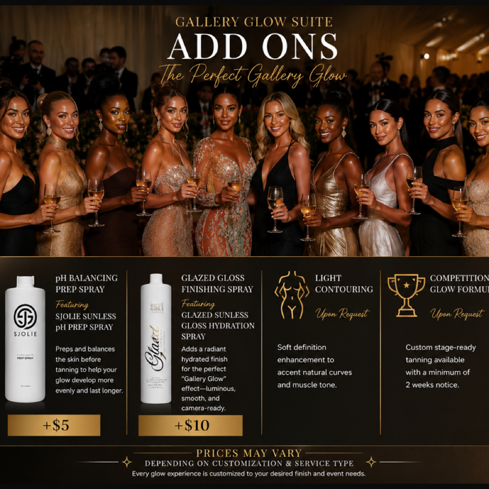 Add On For Extra Glow Experience at Gallery Glow Suite LLC in Delaware, OH