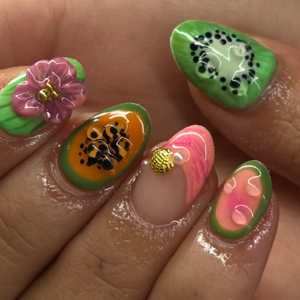 Tier 3 - Maximalist Nail Art at Look At Em in Conway, SC
