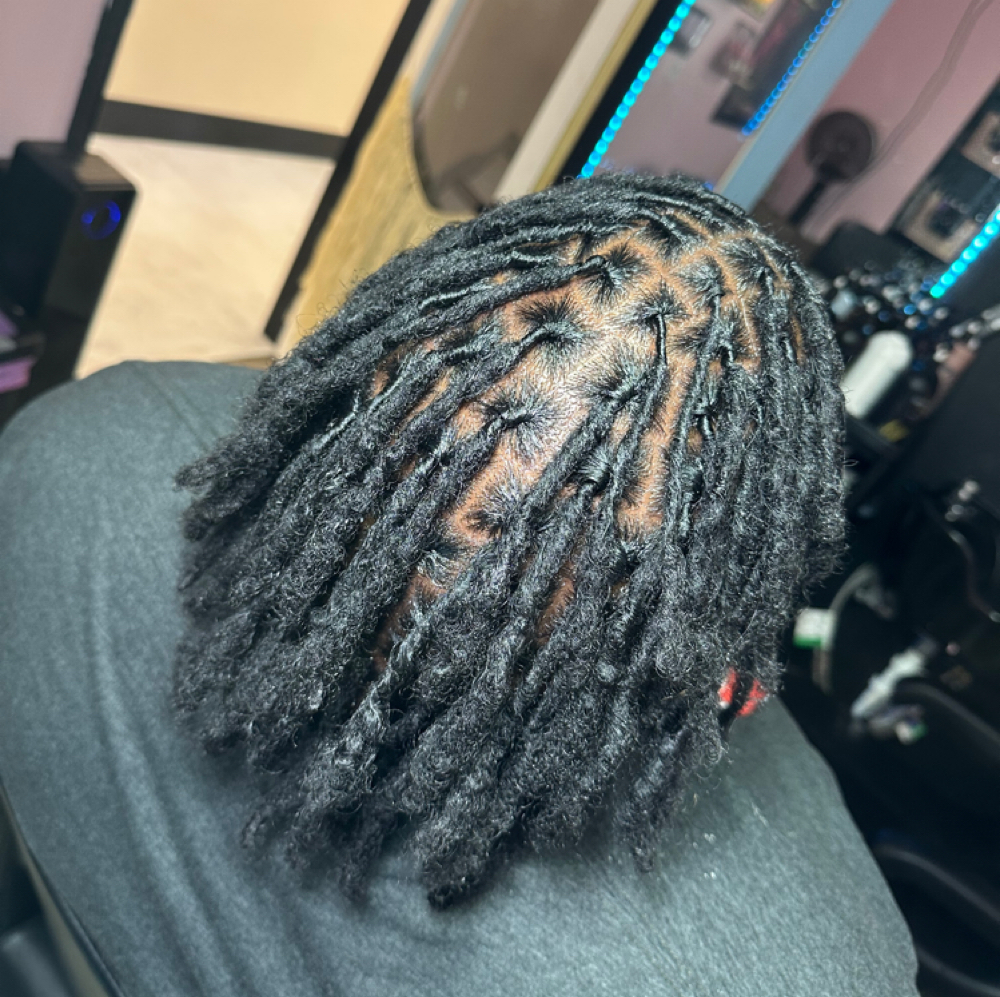 Loc Retwist- Palm Rolled at Crowned By V in Chesapeake, VA