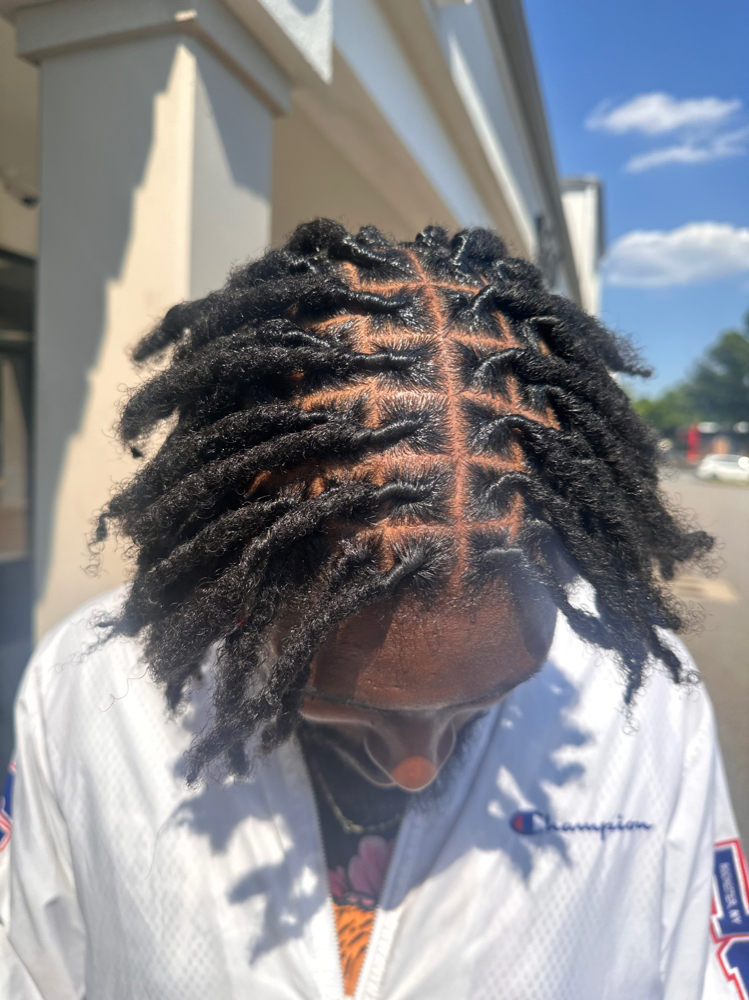 Loc Retwist- Palm Rolled