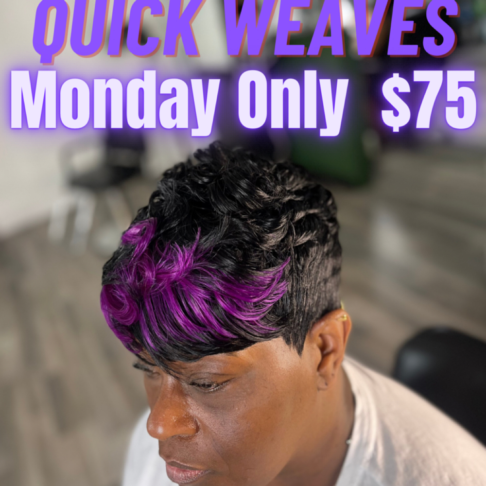 Monday Special at “TheeWeaveSpecialist” in Hollywood, SC