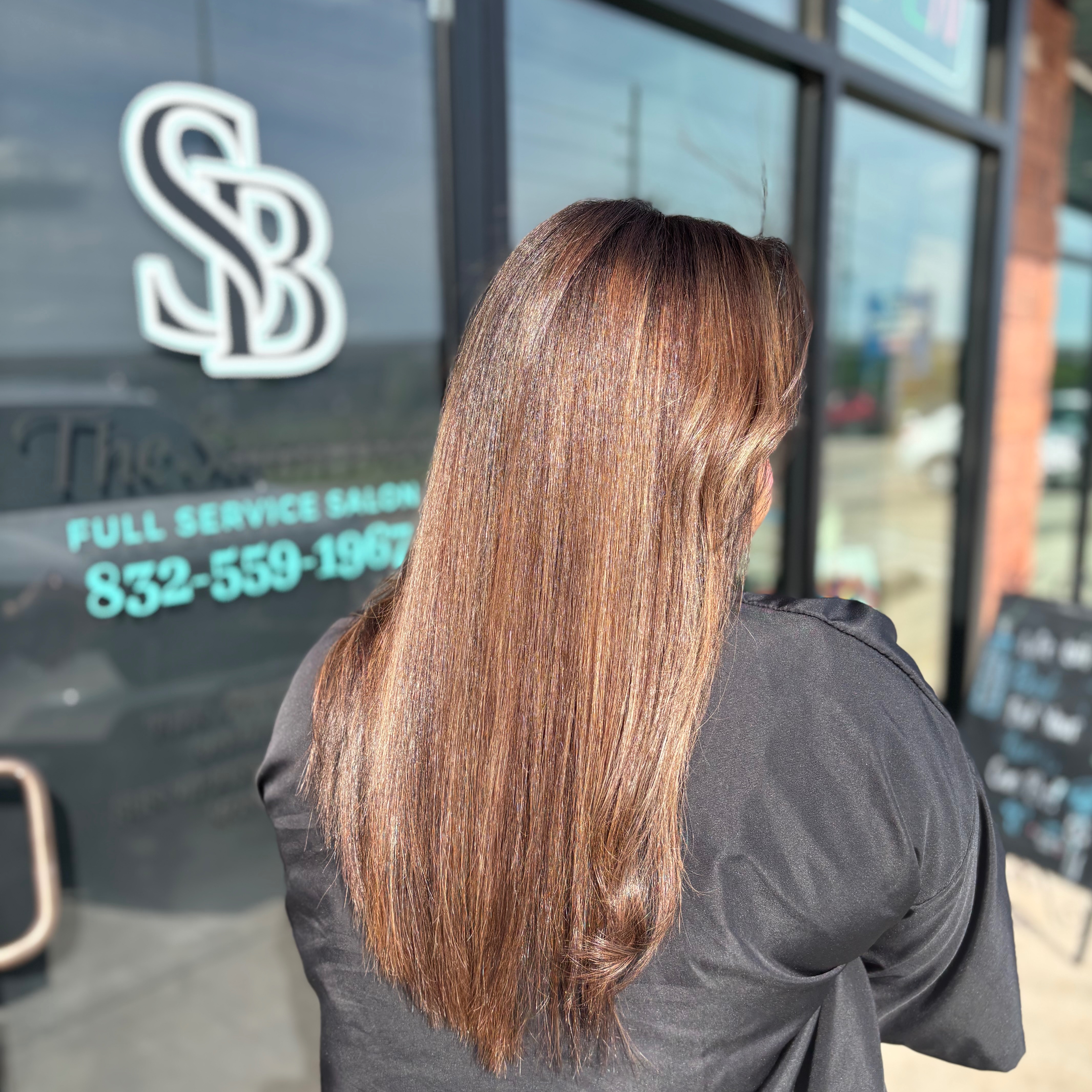 Keratin Hair treatment at thesalonbar in Tomball, TX