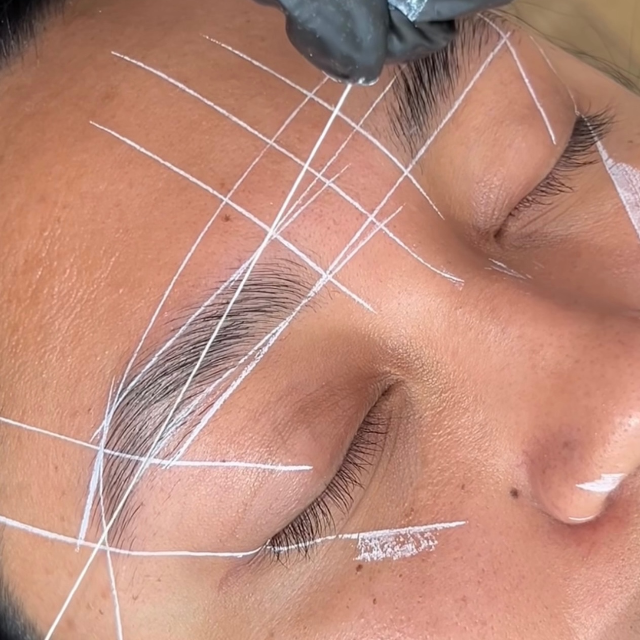 Brow mapping and design at Posh Cosmetic Ink in Sarasota, FL