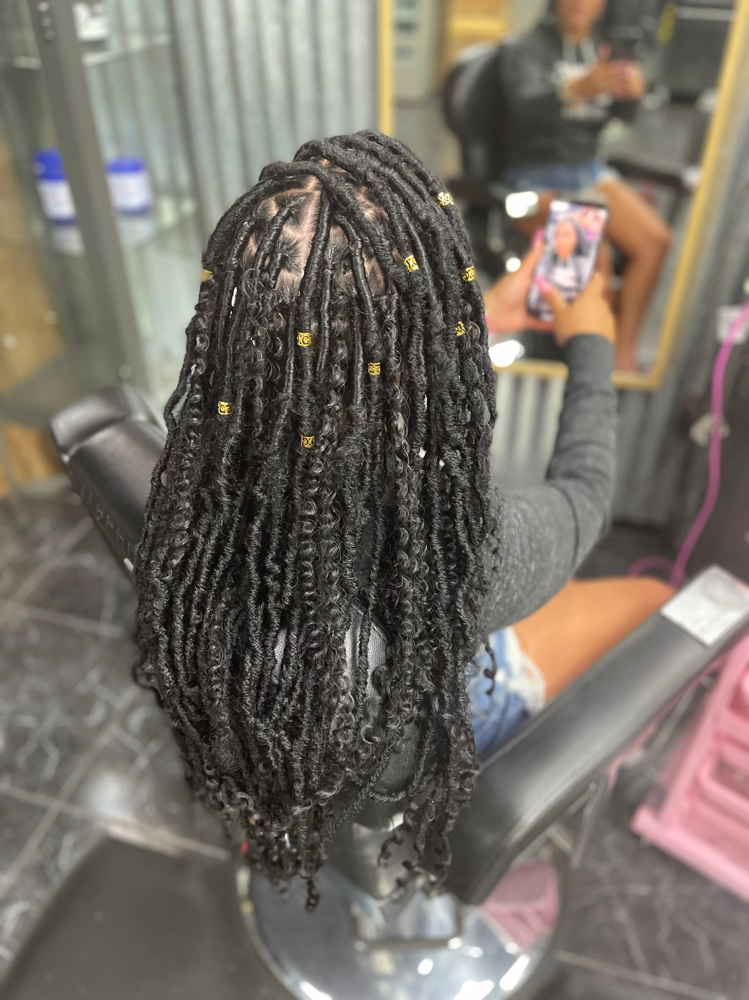 Boho/Goddess Faux Locs (Medium)
