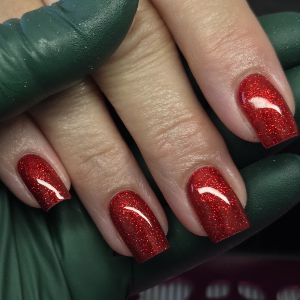 Acrylic w/ Detailed Manicure at MysticAuraNailsss in Hanford, CA