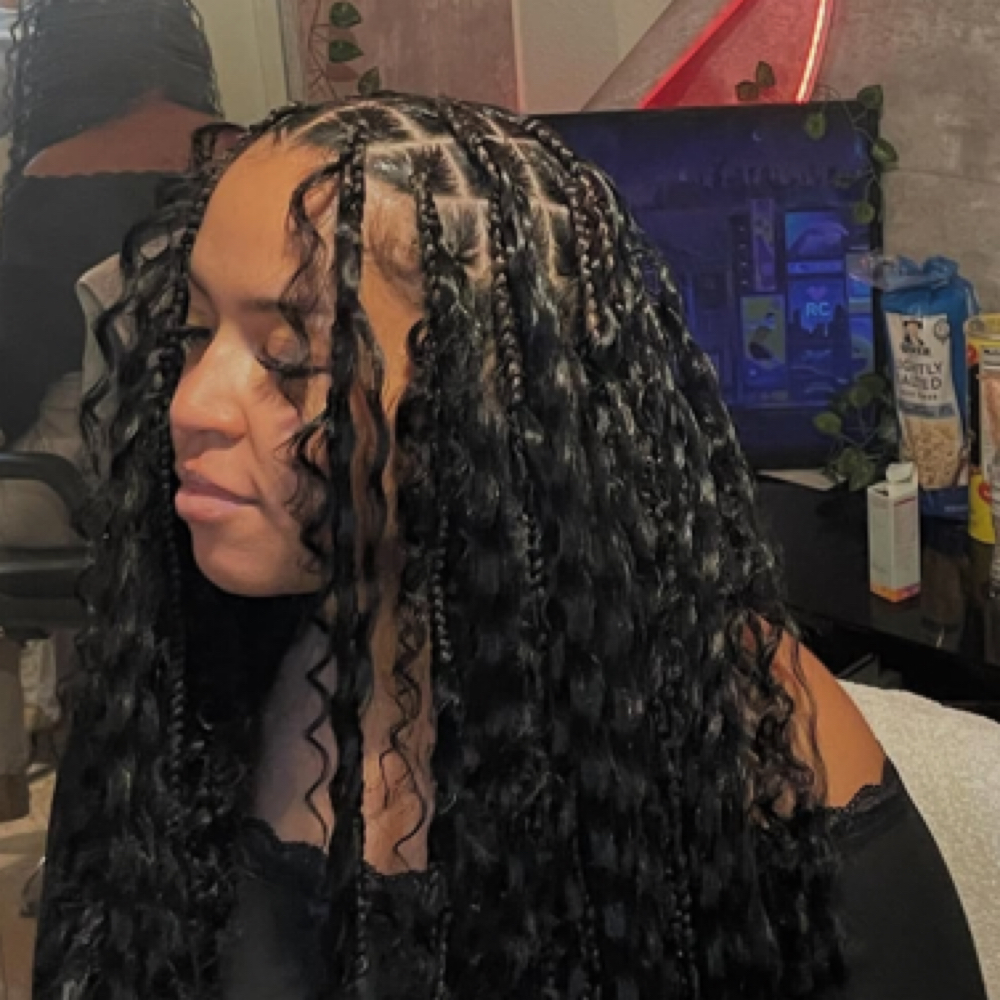 Boho Medium Knotless Braids at Lavished.rinaii in Victorville, CA