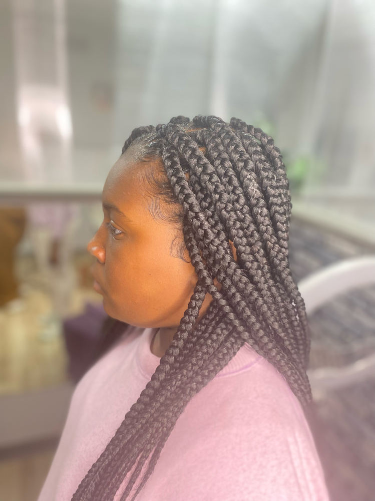 Medium Box Braids