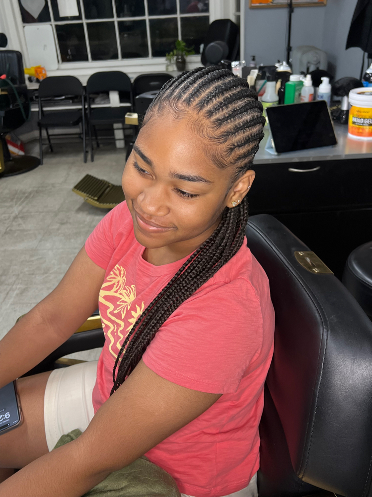 8-10 Feed-In Braids