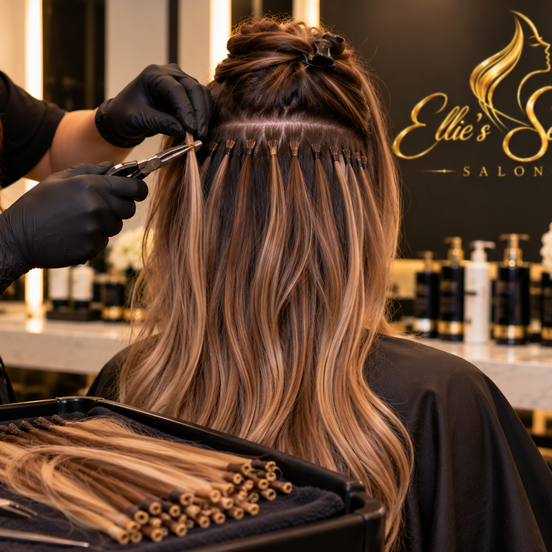 K Tip/Fusion Removal 200 Pieces at Ellie’s secret salon in Irvine, CA