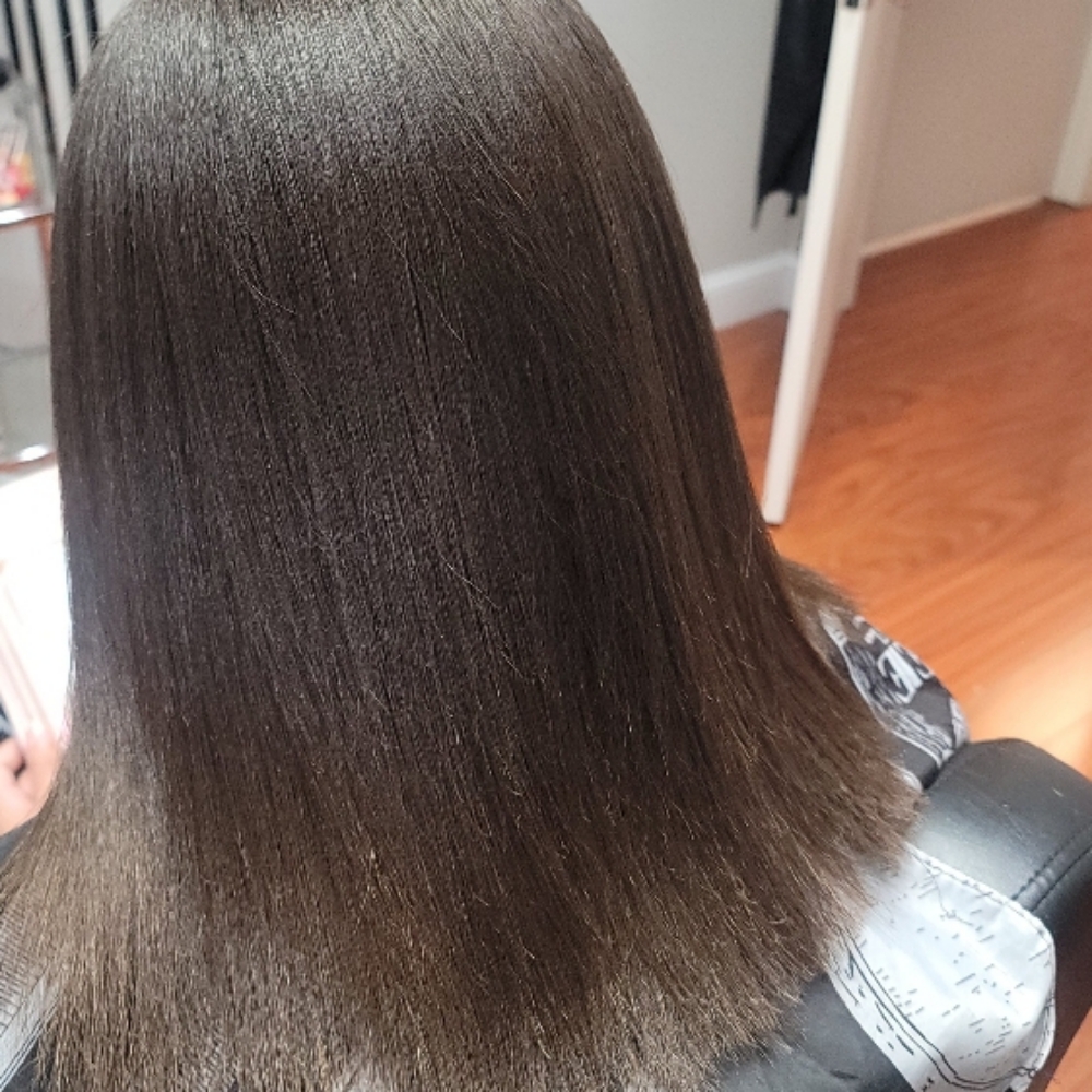 Silk Press at TLB Salon & Hair Loss Solutions in Farmville, VA