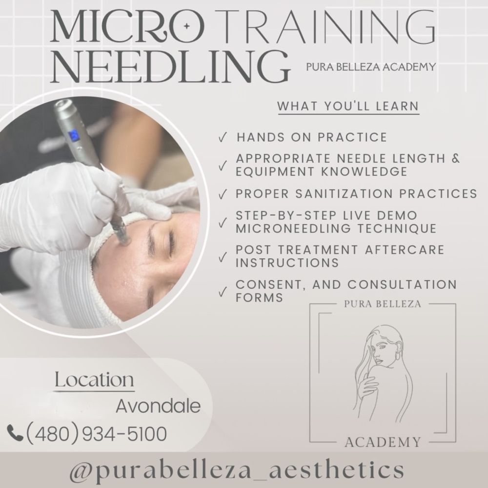 Microneedling Training at Pura Belleza Aesthetics in Avondale, AZ