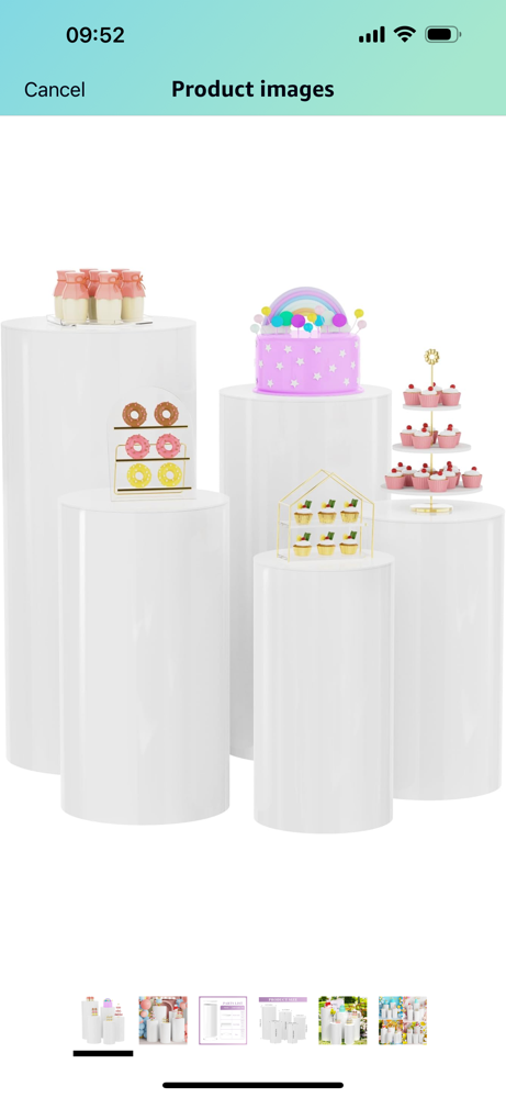 Cylinder Pedestal Stands