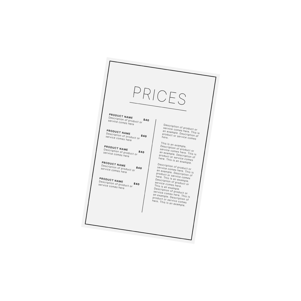 Product Charge