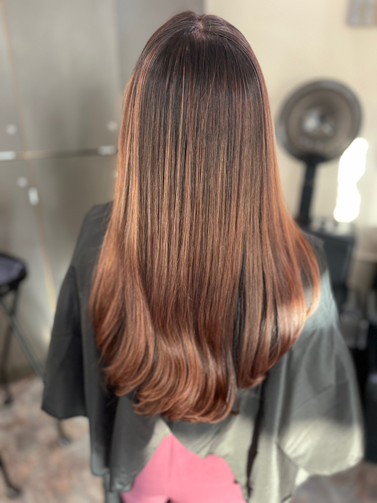 Blow Out & hot Iron Touch Up