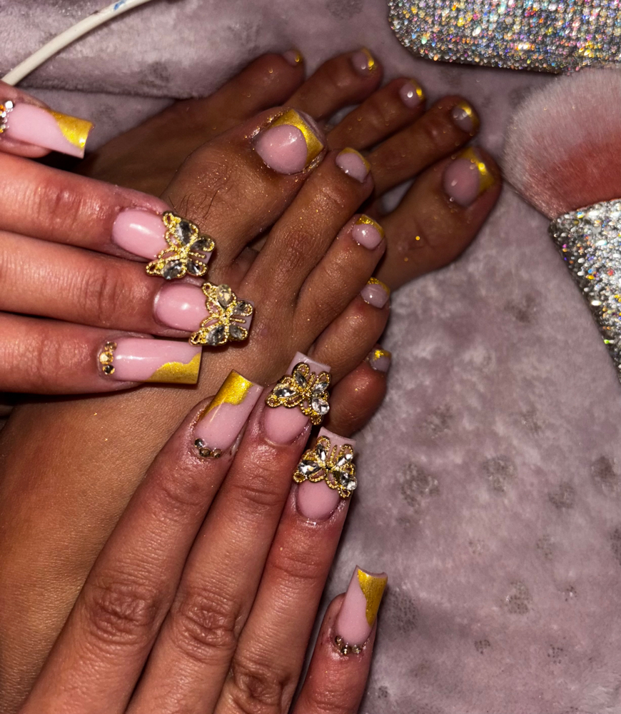 Matching Set With Pedicure Included