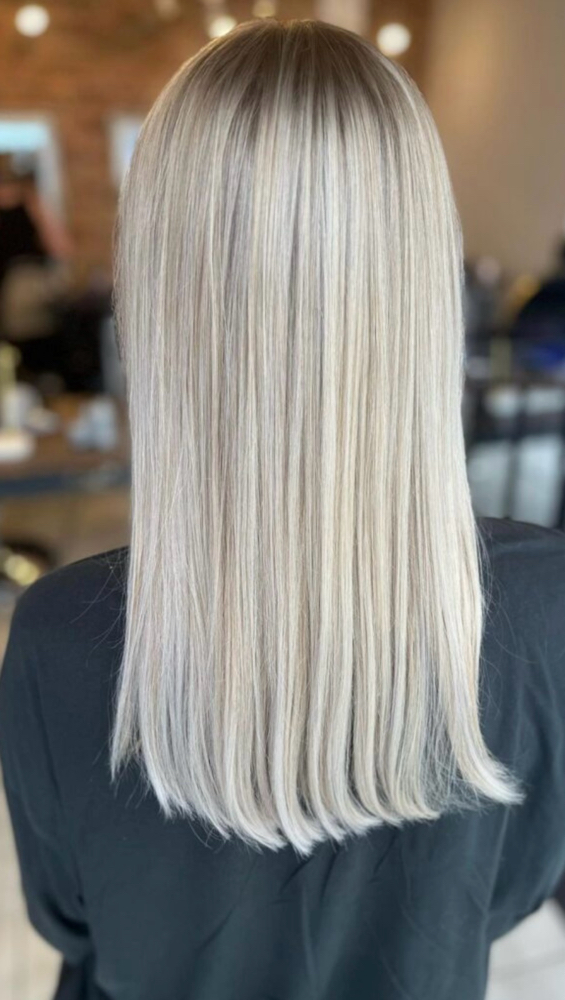 Full highlights at Hair by Sherri Salyer @ Wildflowers Salon in Bigfork, MT