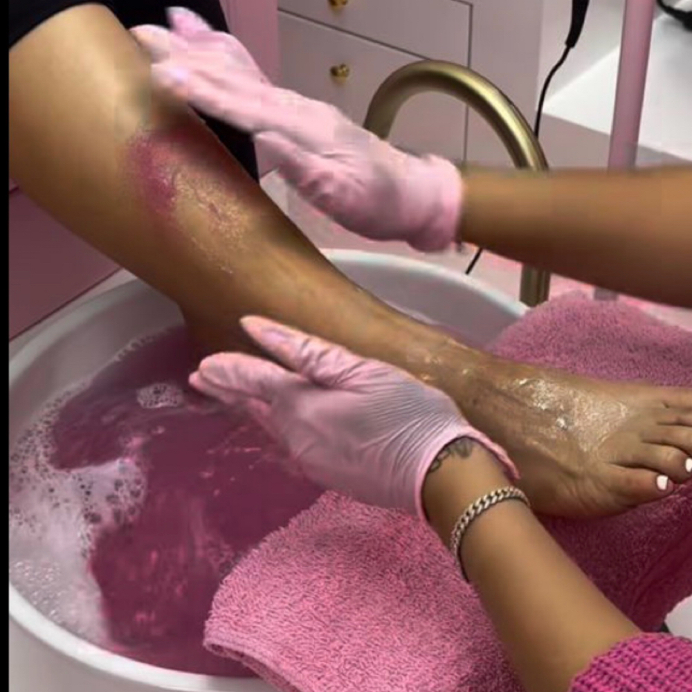 Foot soak & Trim at Hair By Hailey LLC in elkins, WV