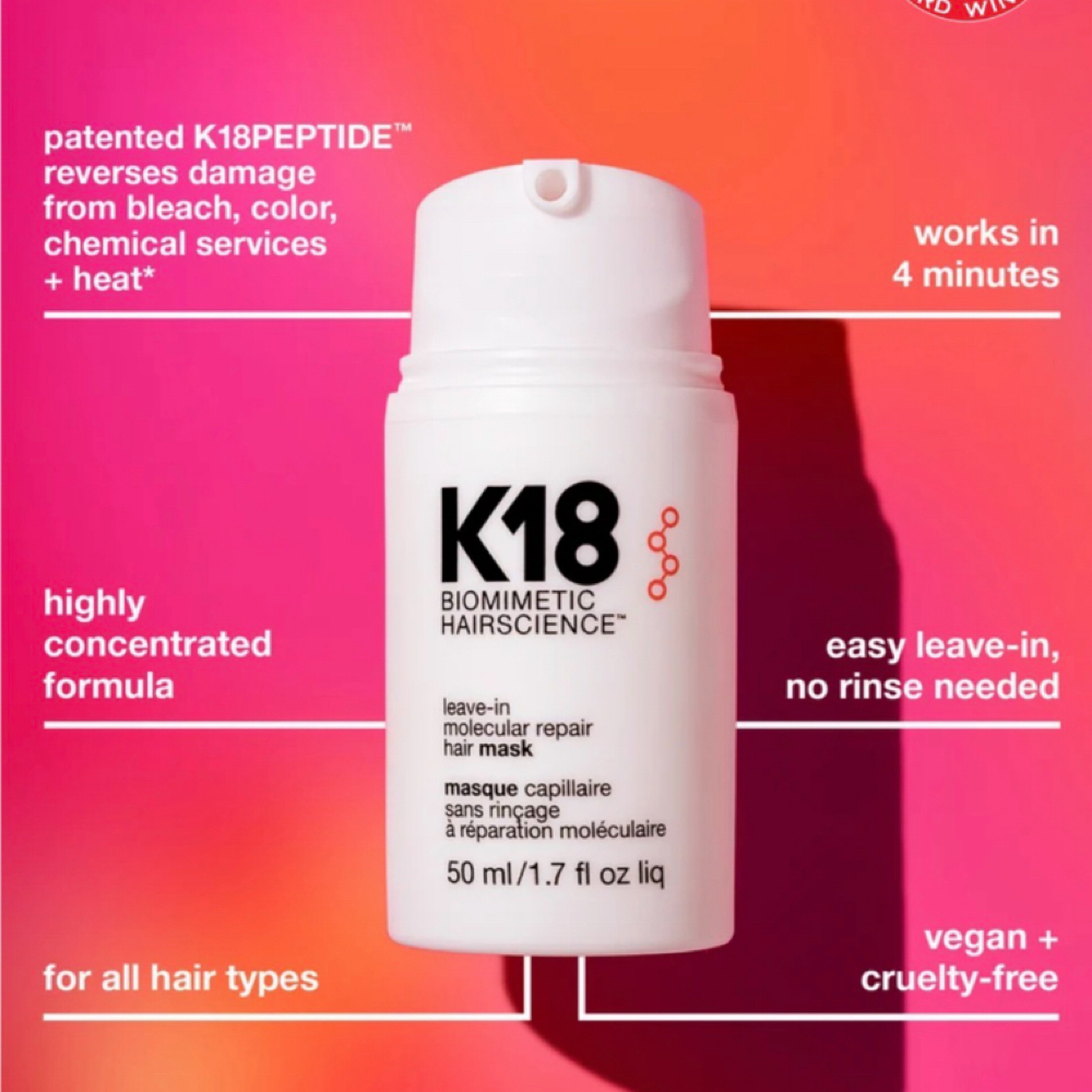 K18 LEAVE IN TREATMENT +$25 at Vanity Hair Studio NYC in Bohemia, NY